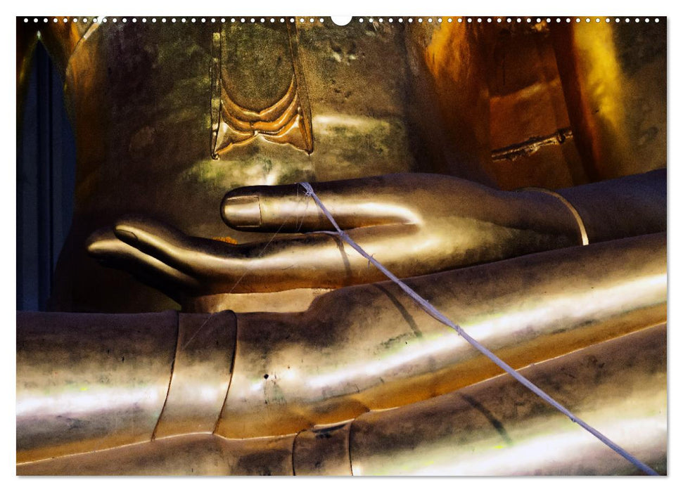 Buddhas tief im Fels (CALVENDO Premium Wandkalender 2025)