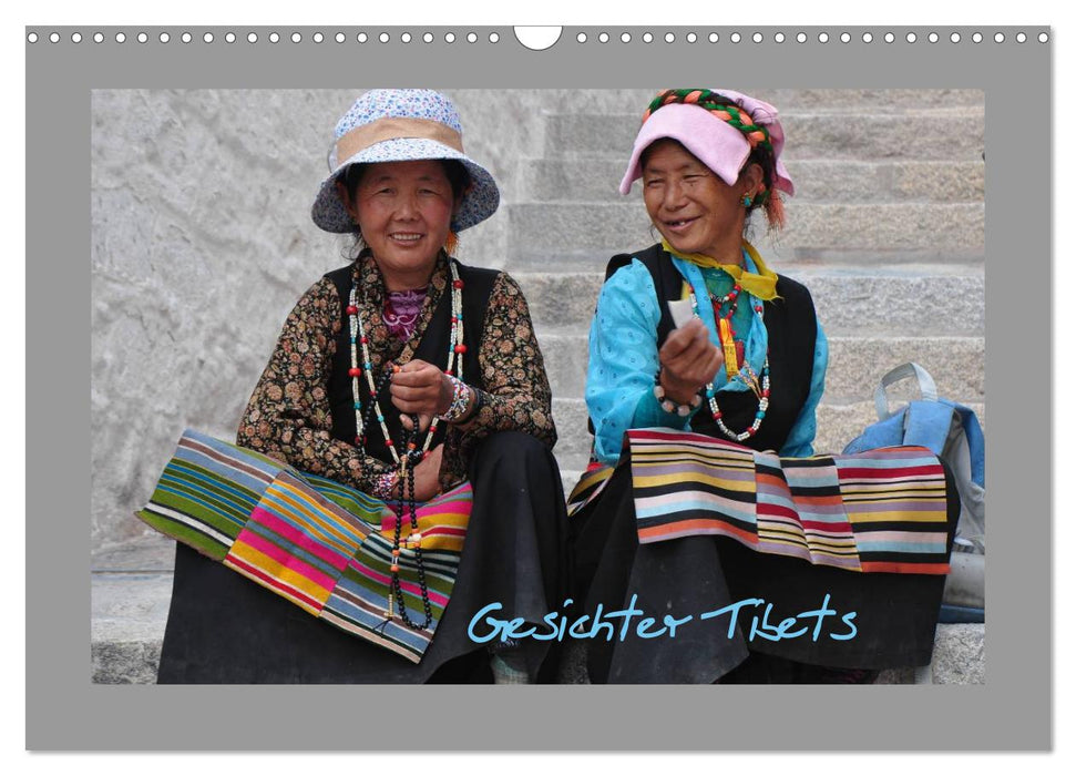 Gesichter Tibets (CALVENDO Wandkalender 2025)