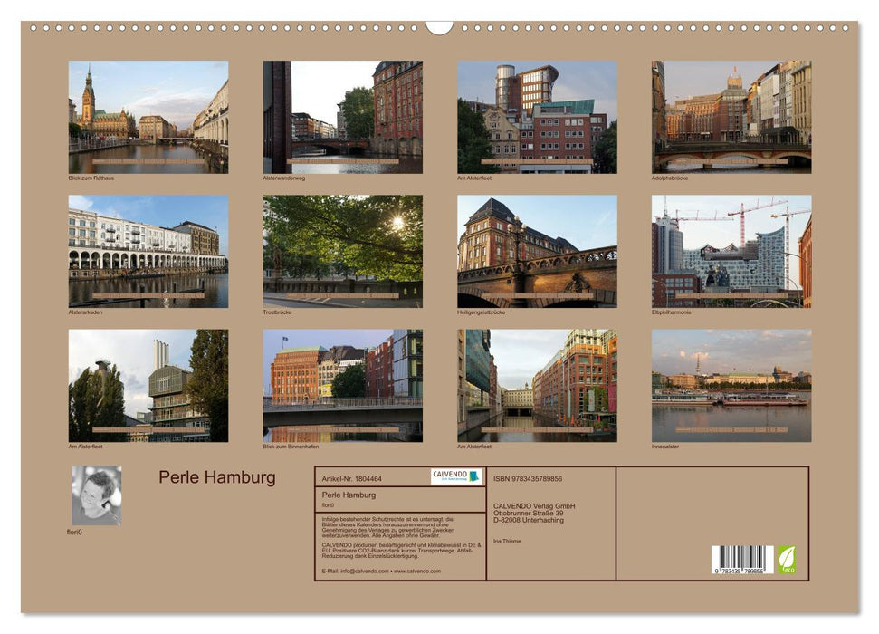 Perle Hamburg (CALVENDO Wandkalender 2025)