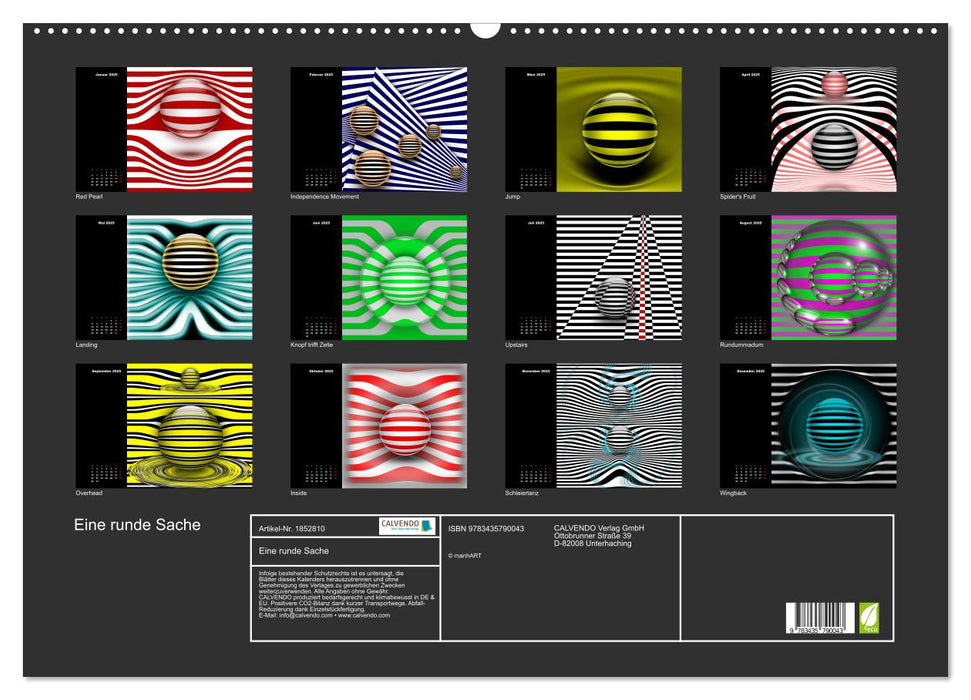Eine runde Sache (CALVENDO Wandkalender 2025)