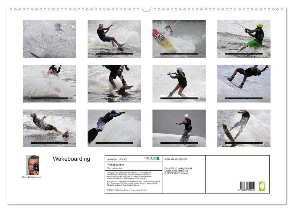 Wakeboarding (CALVENDO Wandkalender 2025)