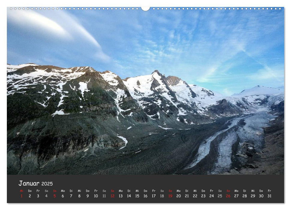 Am Großglockner (CALVENDO Premium Wandkalender 2025)