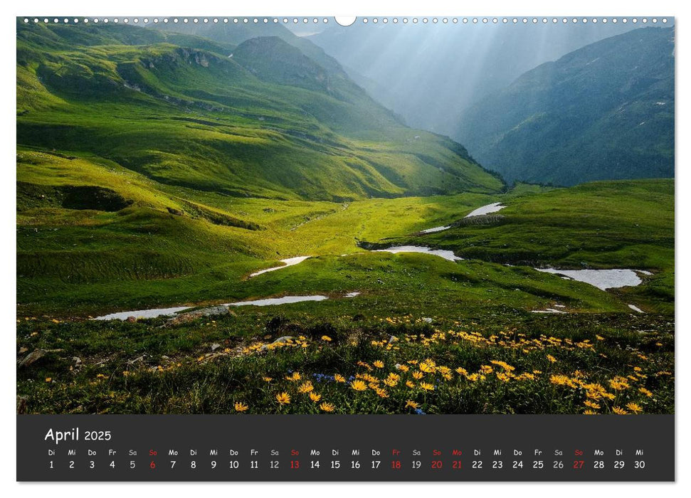 Am Großglockner (CALVENDO Premium Wandkalender 2025)