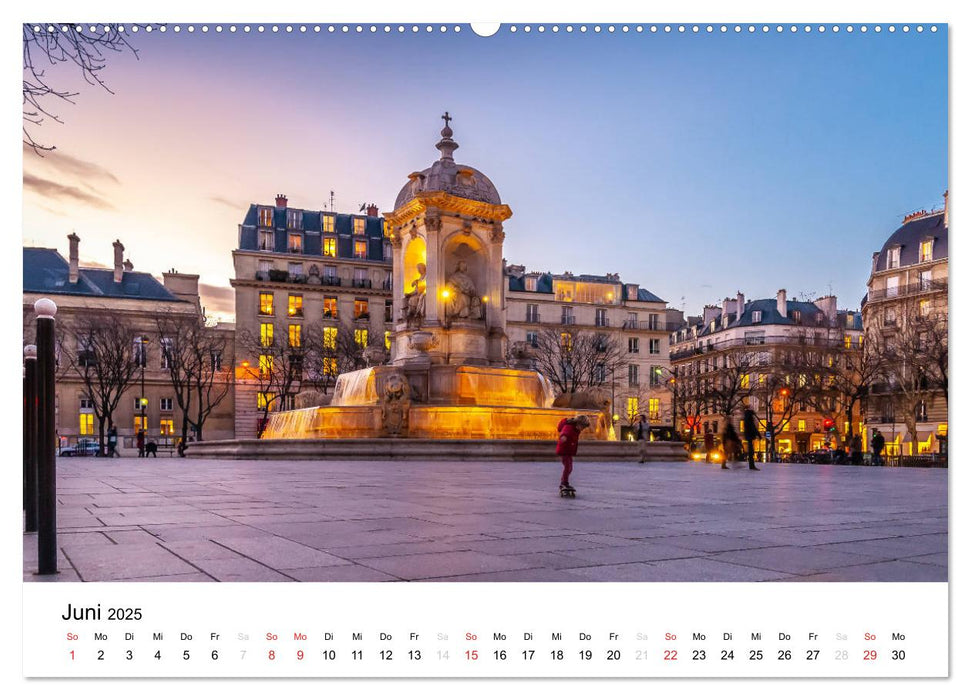 Paris, s'il vous plaît! (CALVENDO Wandkalender 2025)