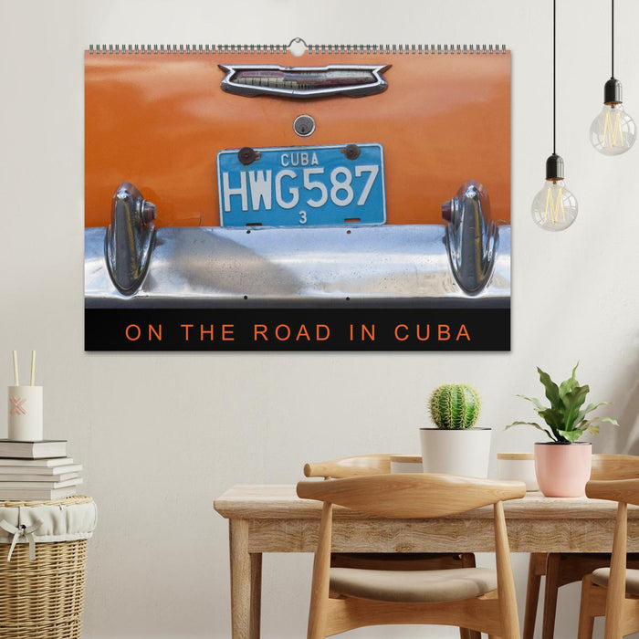 On the road in Cuba (CALVENDO Wandkalender 2025)