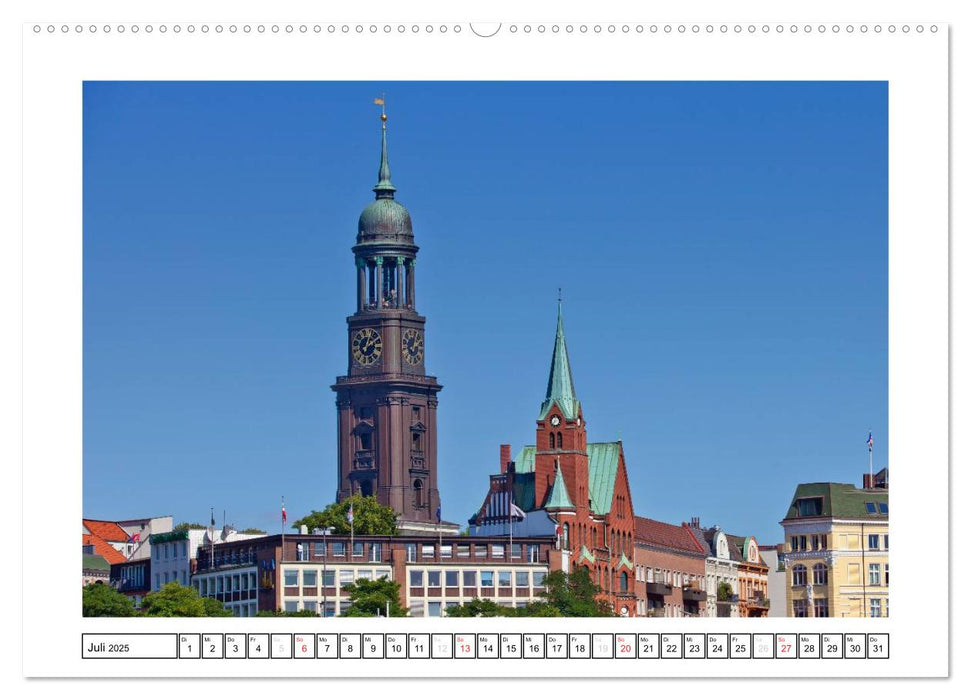 HAMBURG Die Seele Norddeutschlands (CALVENDO Premium Wandkalender 2025)