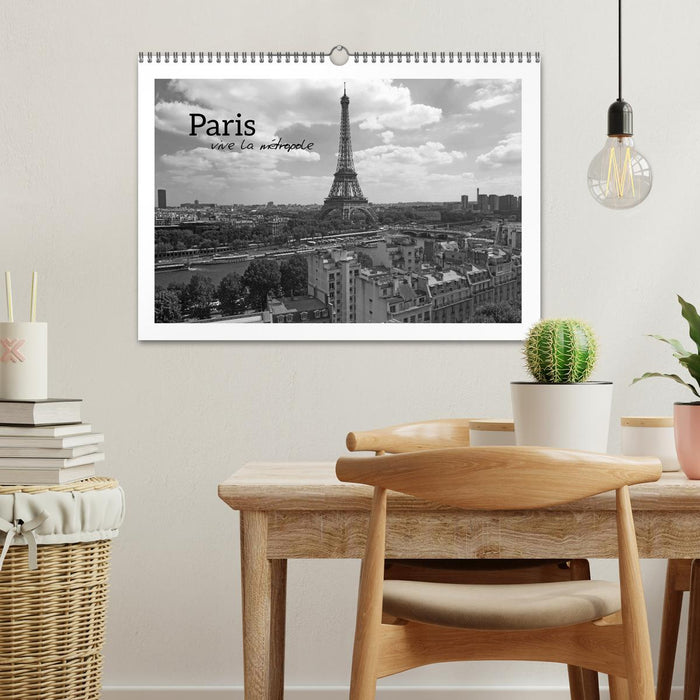 Paris vive la métropole (CALVENDO Wandkalender 2025)