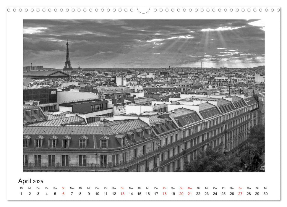 Paris vive la métropole (CALVENDO Wandkalender 2025)