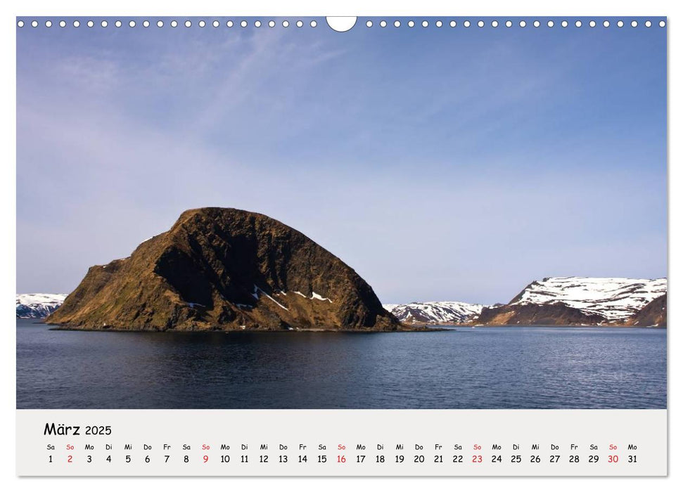 Auf dem Weg zum Nordkap (CALVENDO Wandkalender 2025)