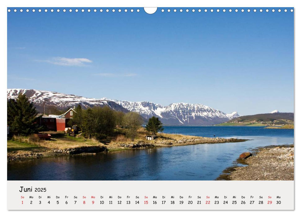 Auf dem Weg zum Nordkap (CALVENDO Wandkalender 2025)