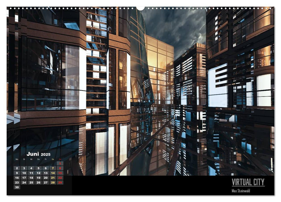 VIRTUAL CITY 2025 CH-Version (CALVENDO Premium Wandkalender 2025)