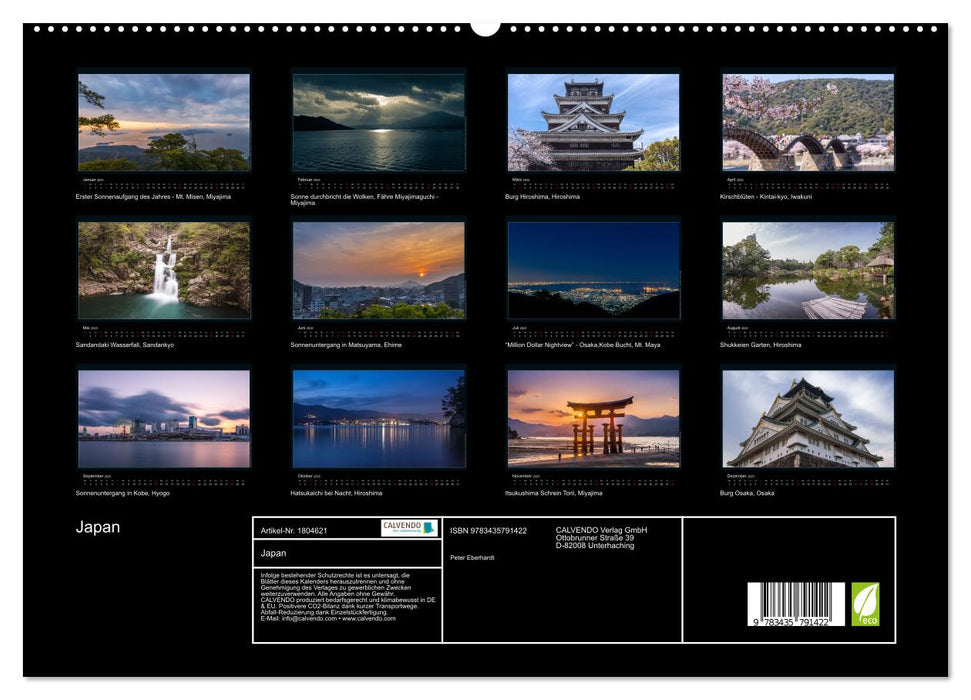 Japan (CALVENDO Premium Wandkalender 2025)