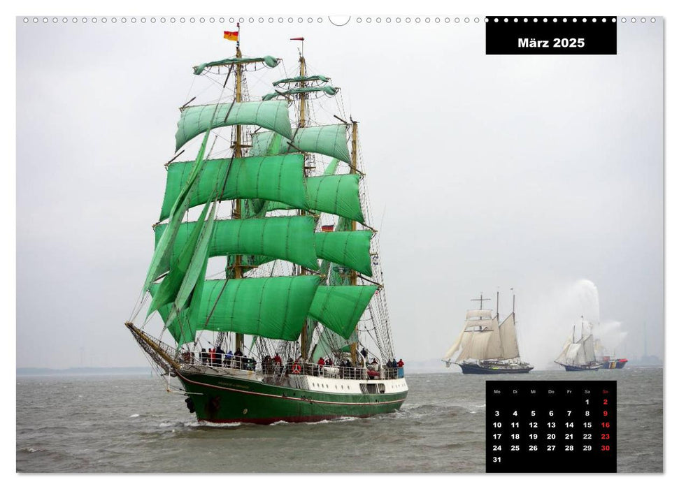 Bitte ein Schiff! (CALVENDO Premium Wandkalender 2025)