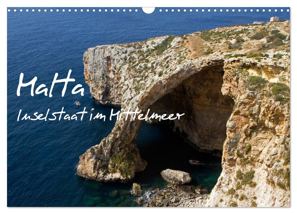 Malta - Inselstaat im Mittelmeer (CALVENDO Wandkalender 2025)