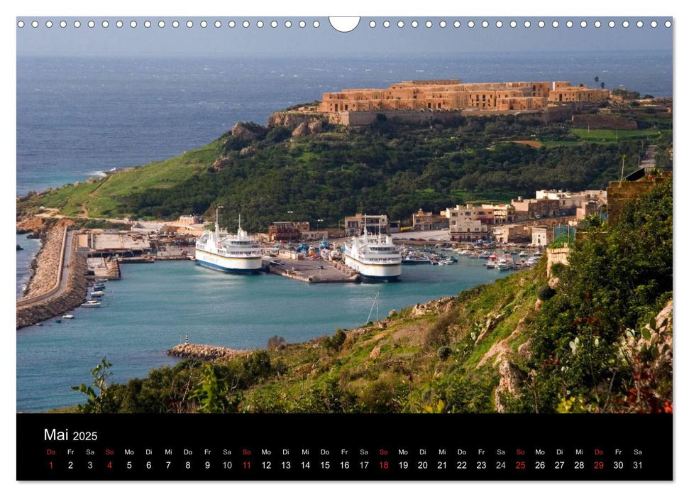Malta - Inselstaat im Mittelmeer (CALVENDO Wandkalender 2025)