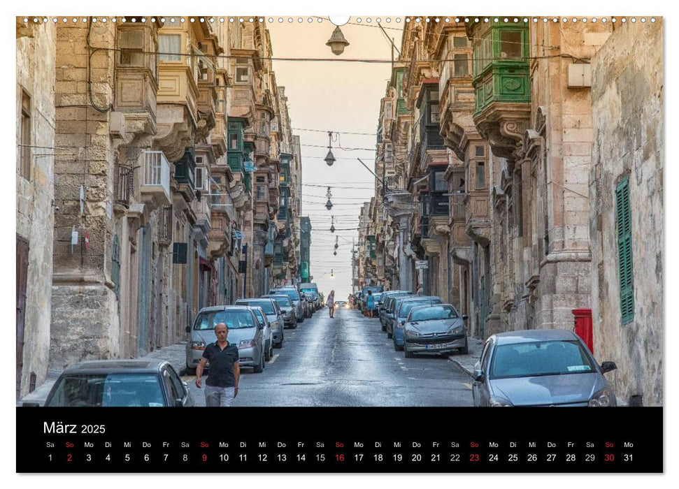 Malta & Gozo (CALVENDO Premium Wandkalender 2025)