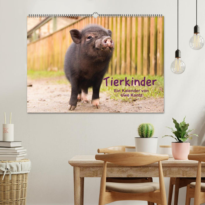 Tierkinder (CALVENDO Wandkalender 2025)