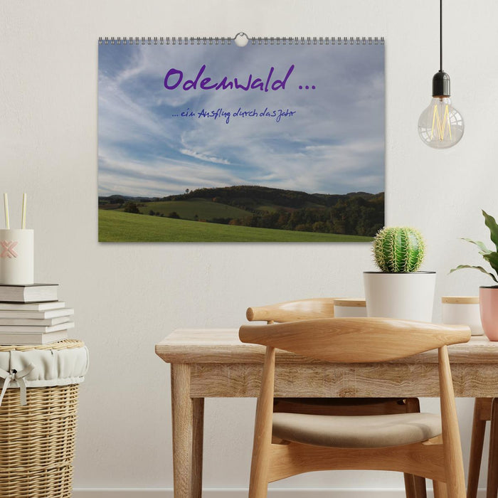 Odenwald ... ein Ausflug durch das Jahr (CALVENDO Wandkalender 2025)