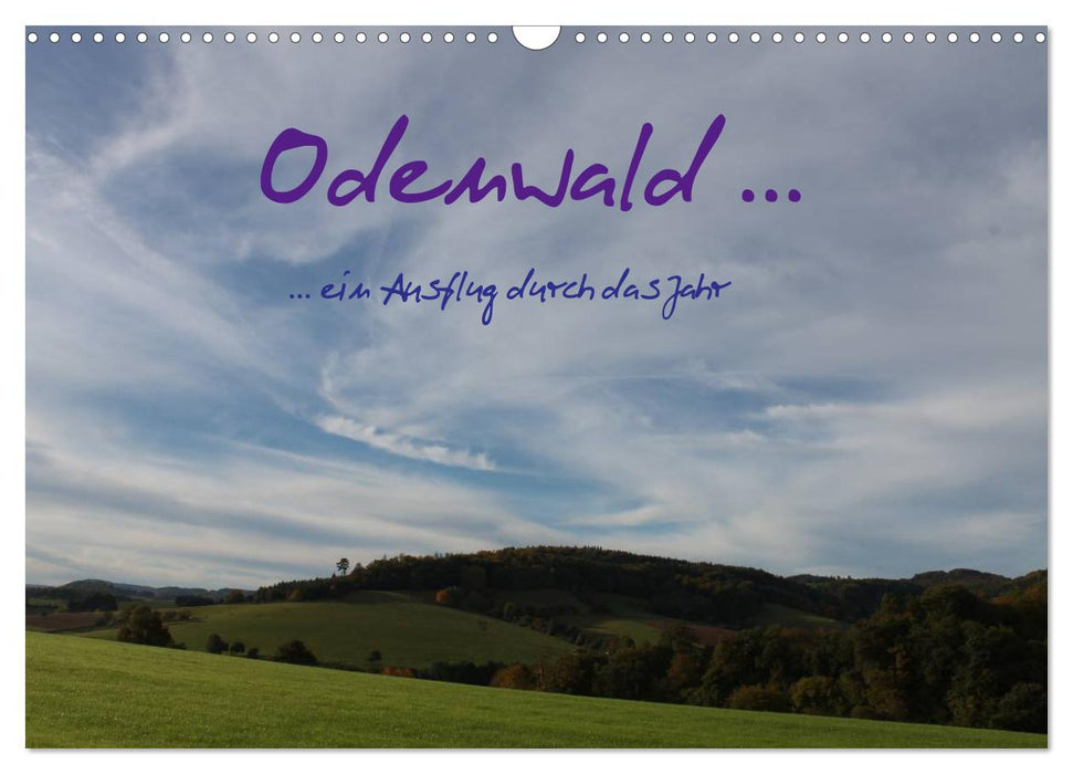 Odenwald ... ein Ausflug durch das Jahr (CALVENDO Wandkalender 2025)