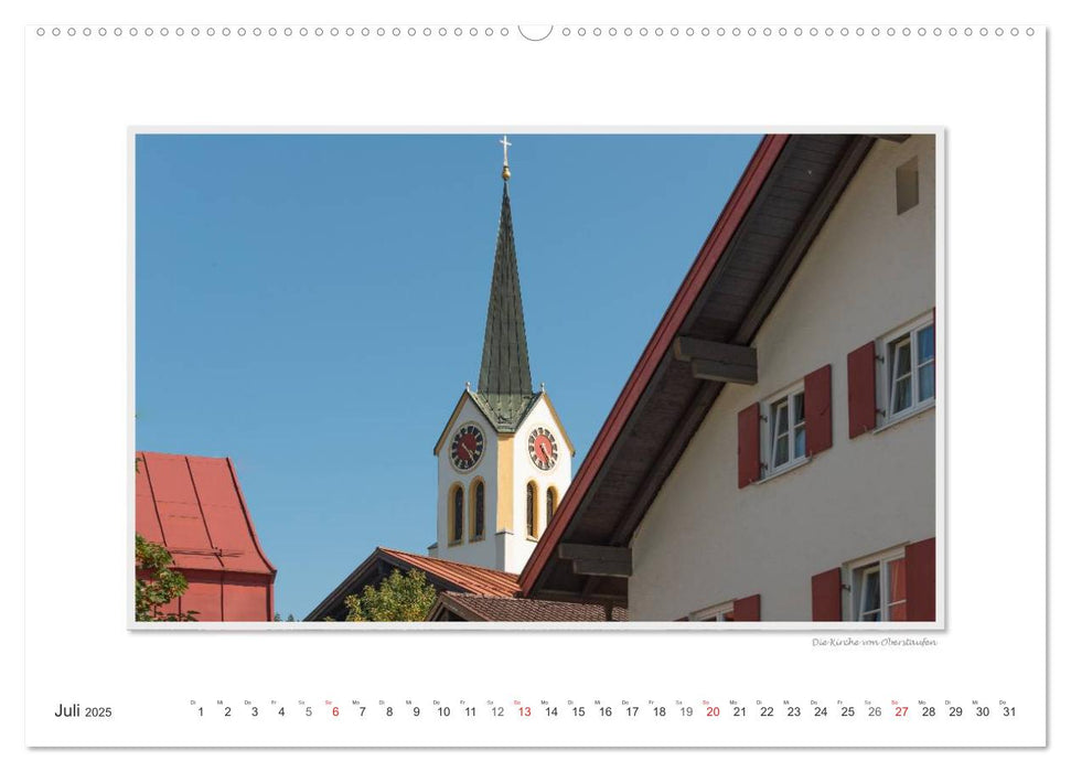 Emotionale Momente: Oberstaufen im Allgäu. (CALVENDO Premium Wandkalender 2025)