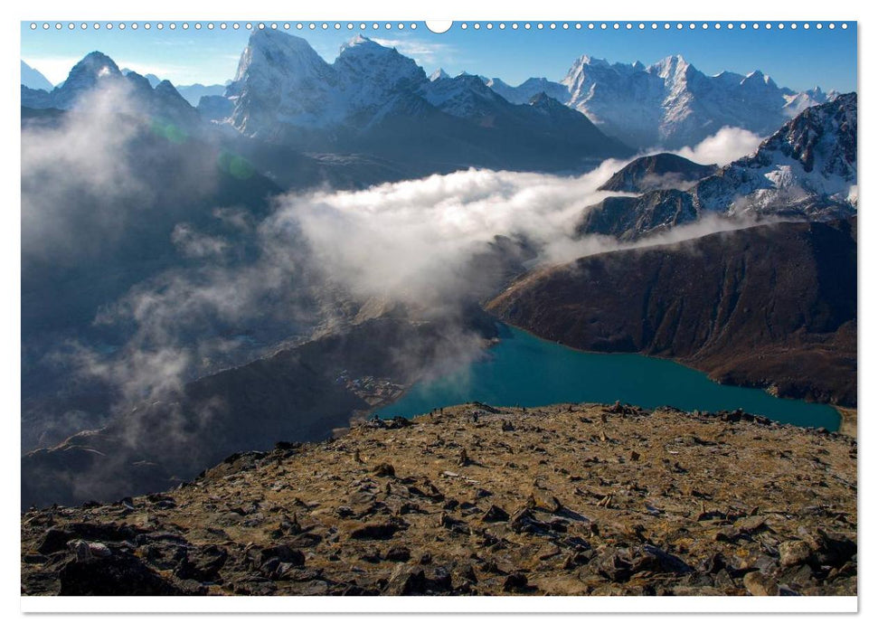 Majestätische Bergwelten - Der Everest Trek (CALVENDO Premium Wandkalender 2025)