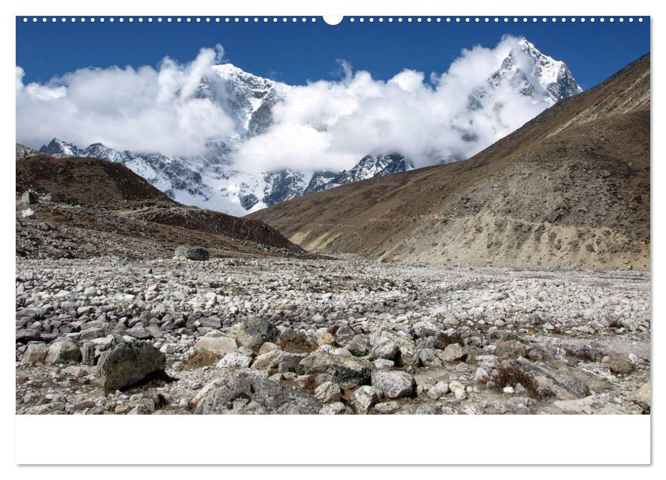 Majestätische Bergwelten - Der Everest Trek (CALVENDO Premium Wandkalender 2025)