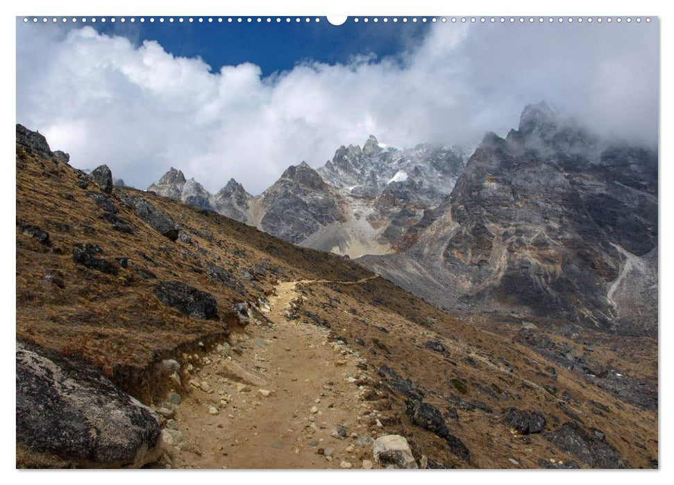 Majestätische Bergwelten - Der Everest Trek (CALVENDO Premium Wandkalender 2025)