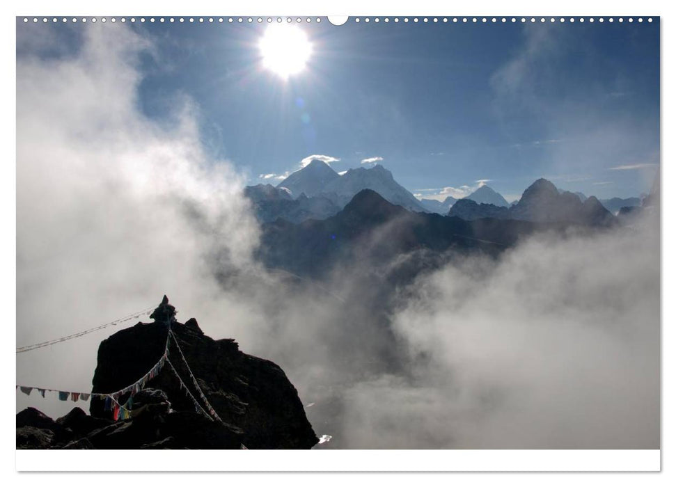 Majestätische Bergwelten - Der Everest Trek (CALVENDO Premium Wandkalender 2025)