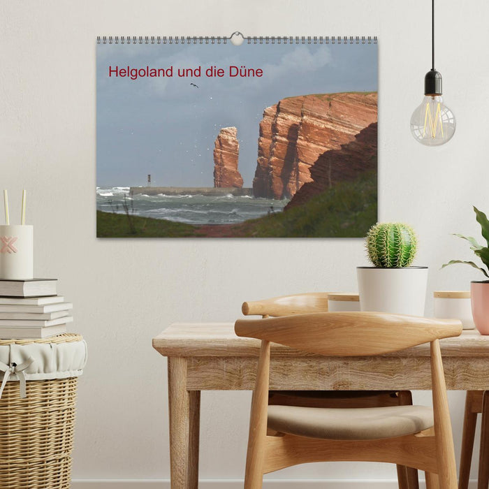 Helgoland und die Düne (CALVENDO Wandkalender 2025)