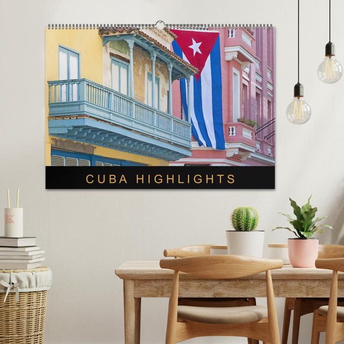 Cuba Highlights (CALVENDO Wandkalender 2025)