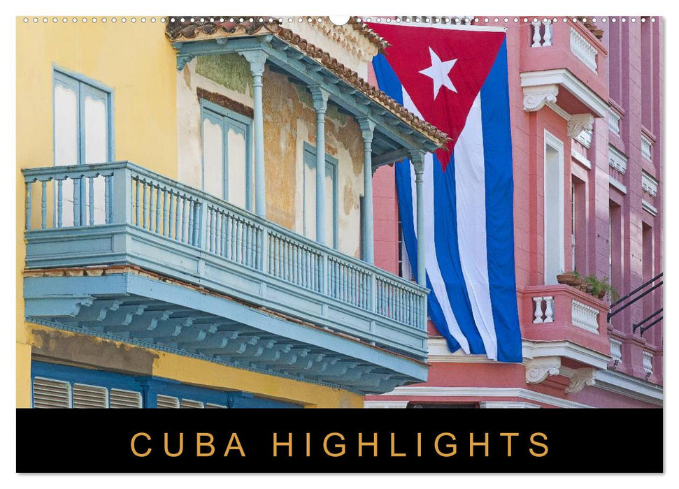 Cuba Highlights (CALVENDO Wandkalender 2025)