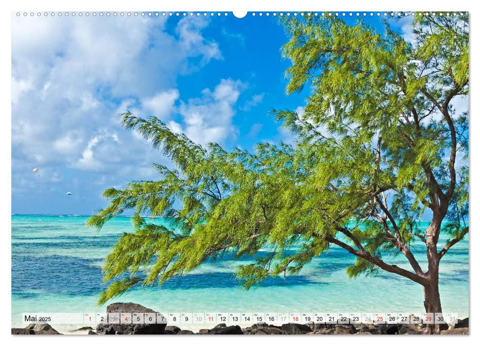 Mauritius - Perle im Indischen Ozean (CALVENDO Premium Wandkalender 2025)