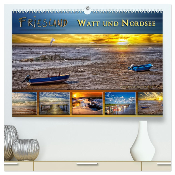 Friesland - Watt und Nordsee (CALVENDO Premium Wandkalender 2025)