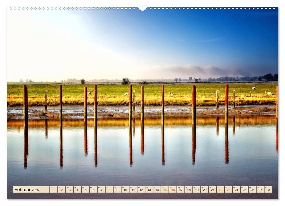 Friesland - Watt und Nordsee (CALVENDO Premium Wandkalender 2025)