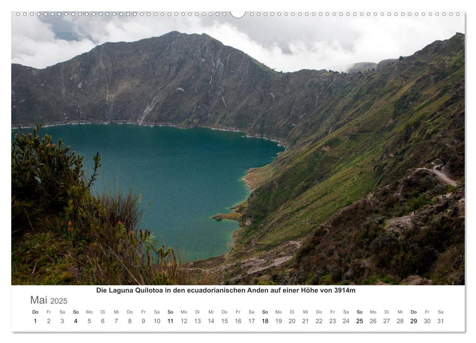 Ecuador - Regenwald und Vulkane (CALVENDO Premium Wandkalender 2025)