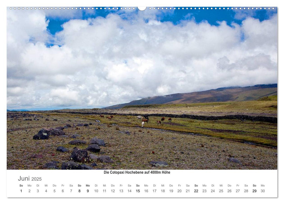 Ecuador - Regenwald und Vulkane (CALVENDO Premium Wandkalender 2025)