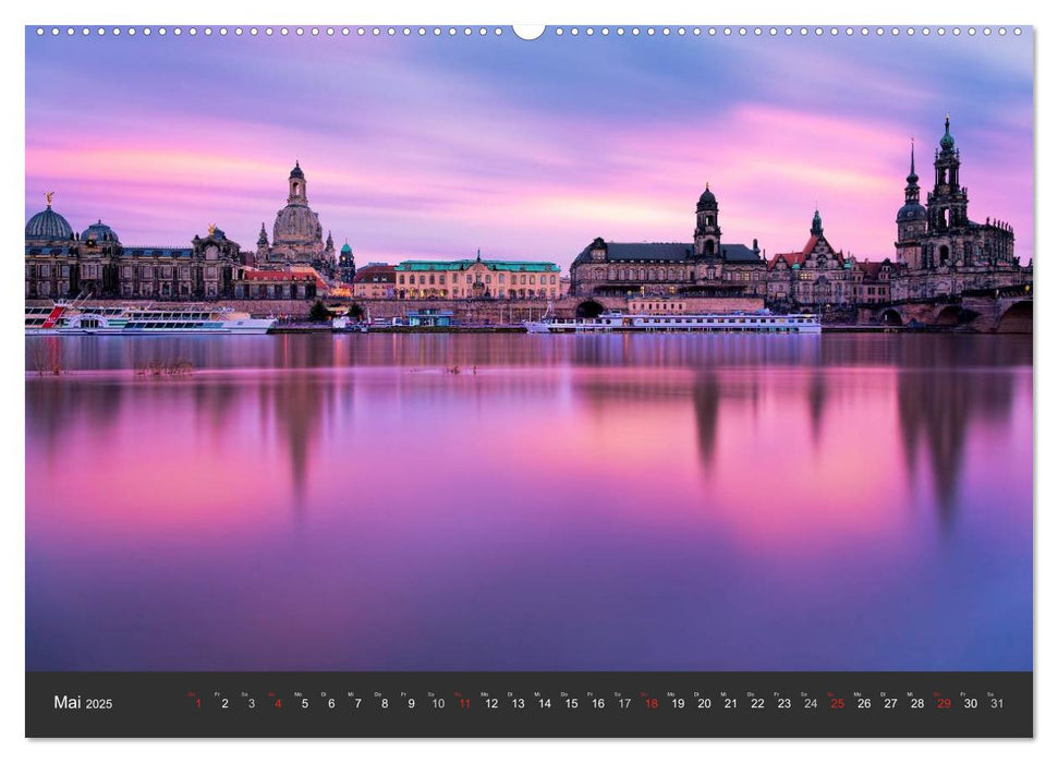 Barockstadt Dresden (CALVENDO Premium Wandkalender 2025)