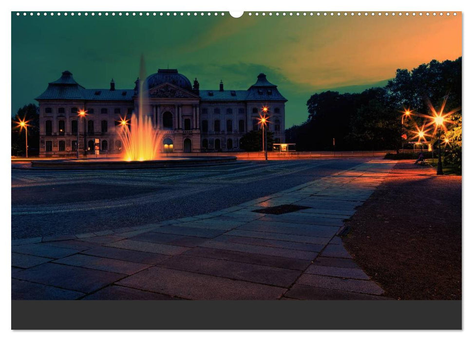 Barockstadt Dresden (CALVENDO Premium Wandkalender 2025)