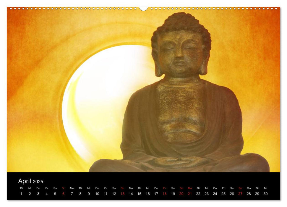 Buddha (CALVENDO Premium Wandkalender 2025)