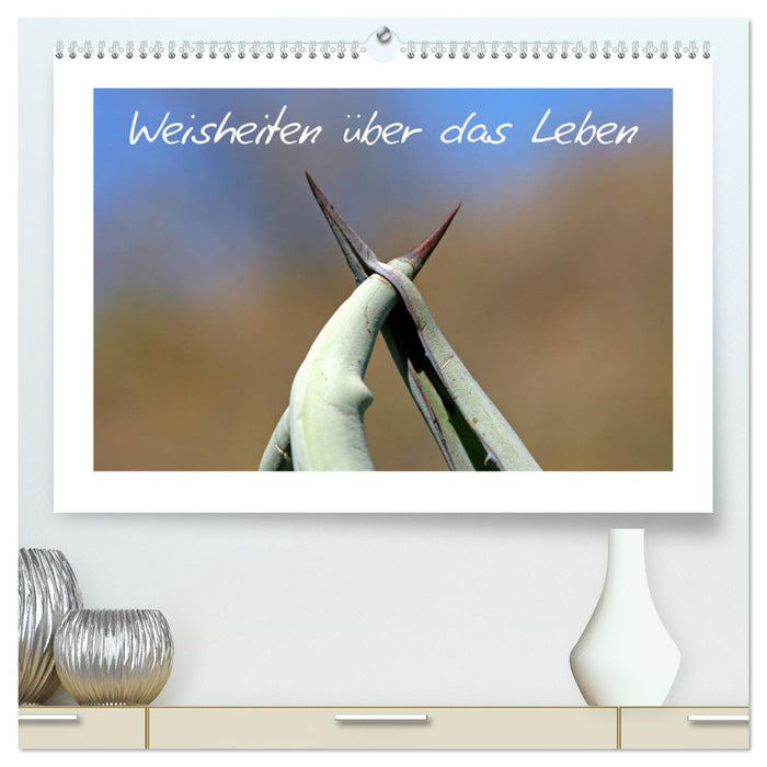 Weisheiten über das Leben (CALVENDO Premium Wandkalender 2025)