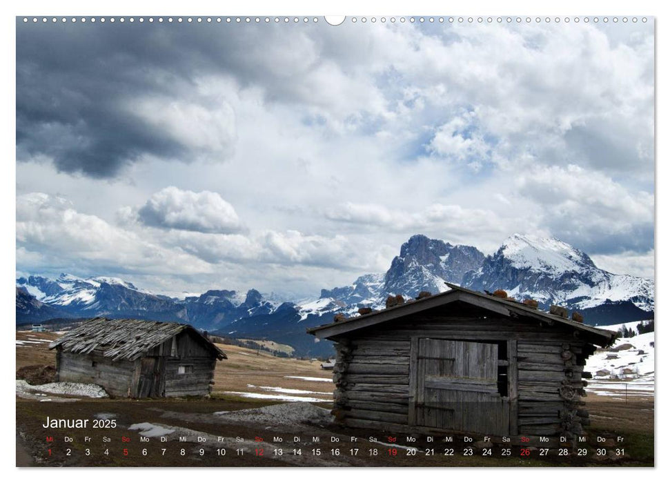 Traumhafte Bergwelten (CALVENDO Premium Wandkalender 2025)