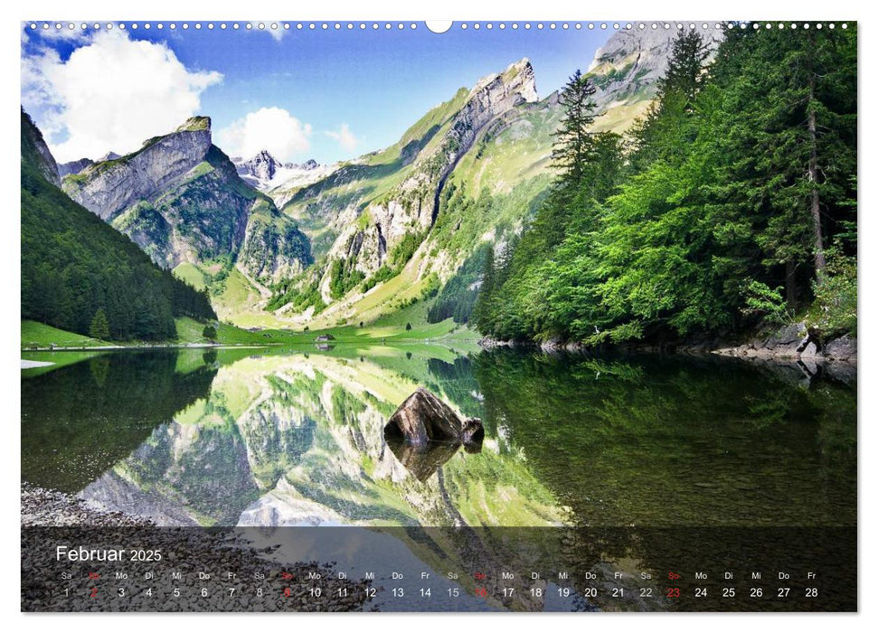 Traumhafte Bergwelten (CALVENDO Premium Wandkalender 2025)