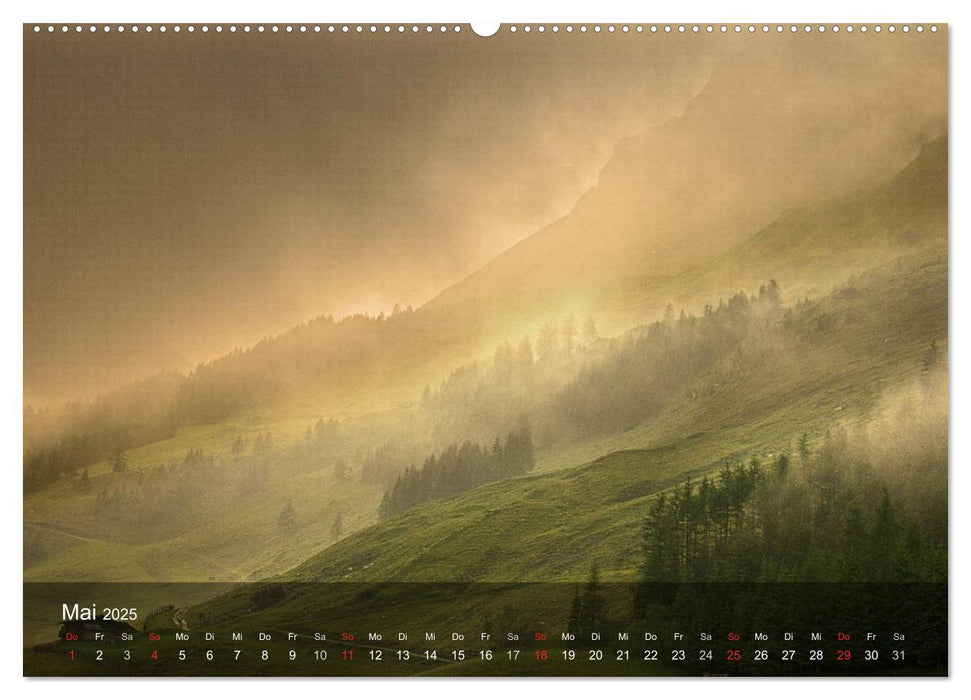 Traumhafte Bergwelten (CALVENDO Premium Wandkalender 2025)