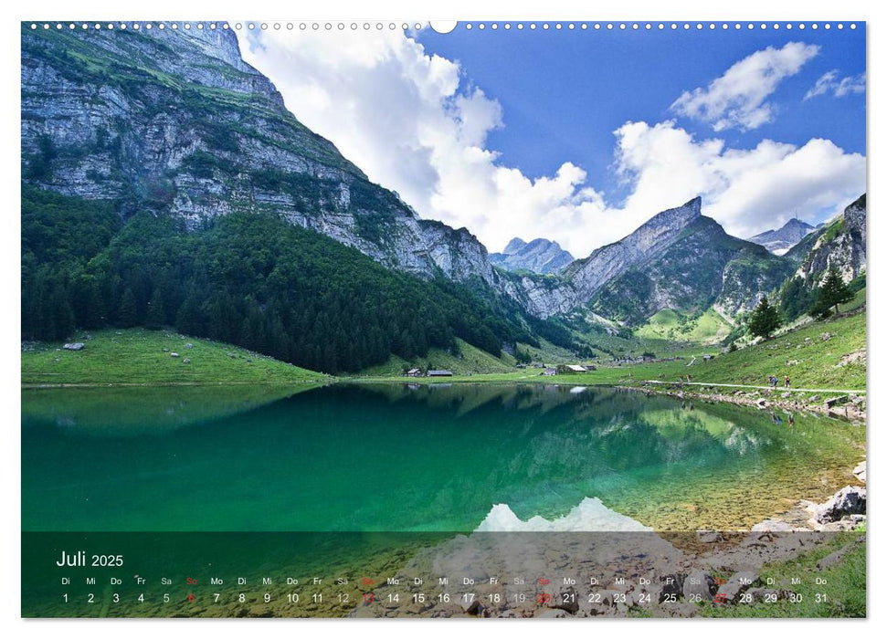 Traumhafte Bergwelten (CALVENDO Premium Wandkalender 2025)