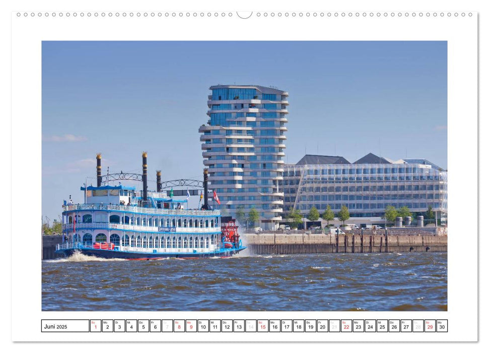 HAMBURG Die Seele Norddeutschlands (CALVENDO Wandkalender 2025)