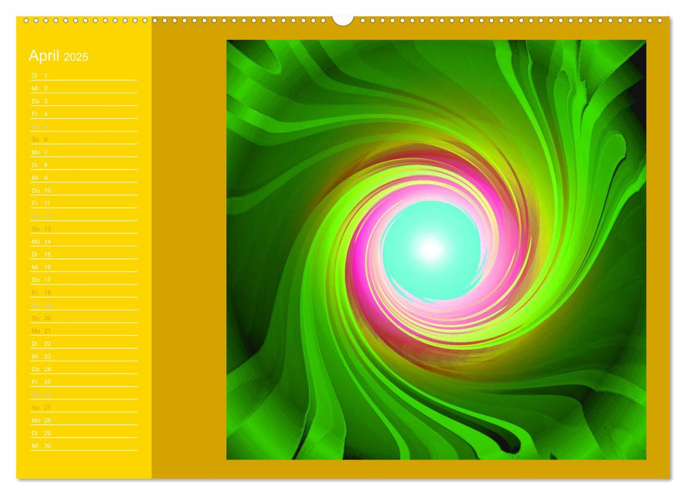 Energie-Spiralen 2025 (CALVENDO Premium Wandkalender 2025)