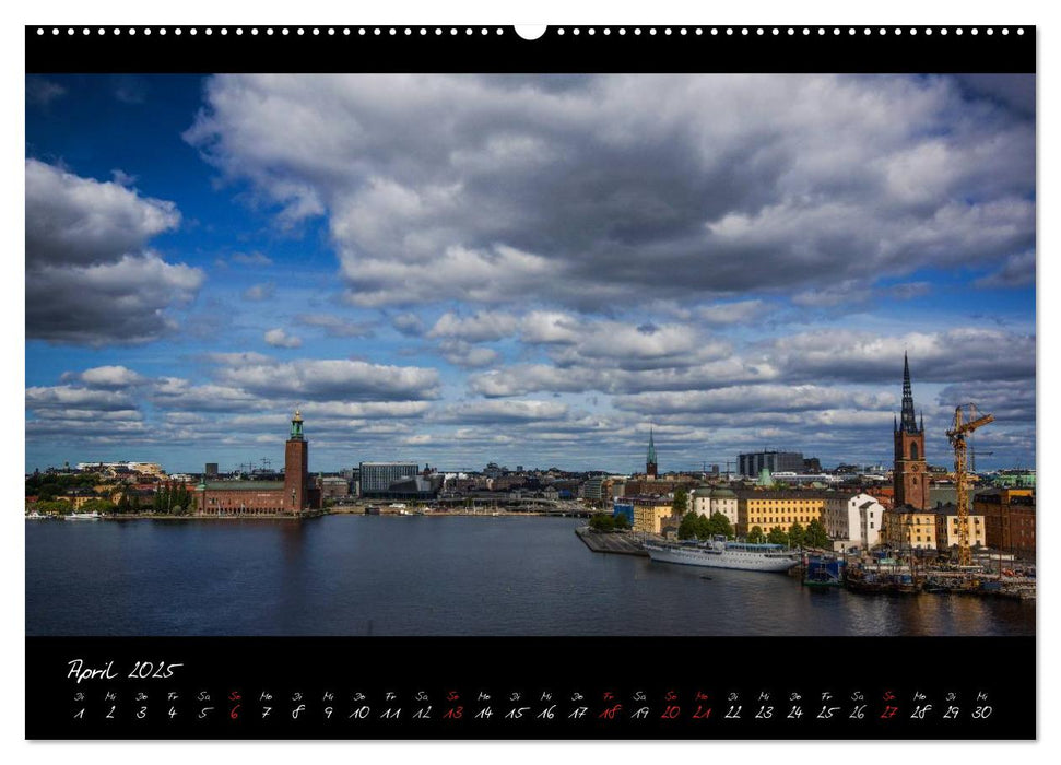 Stockholm und seine Schären (CALVENDO Wandkalender 2025)
