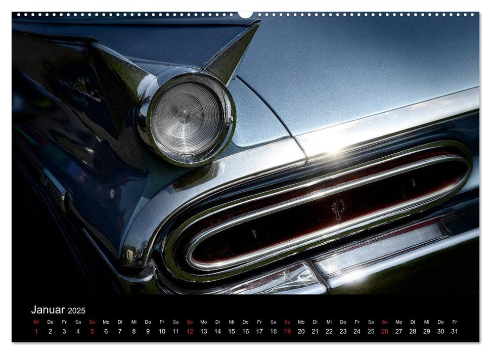 Made in the USA - Klassische Autos aus Amerika (CALVENDO Premium Wandkalender 2025)