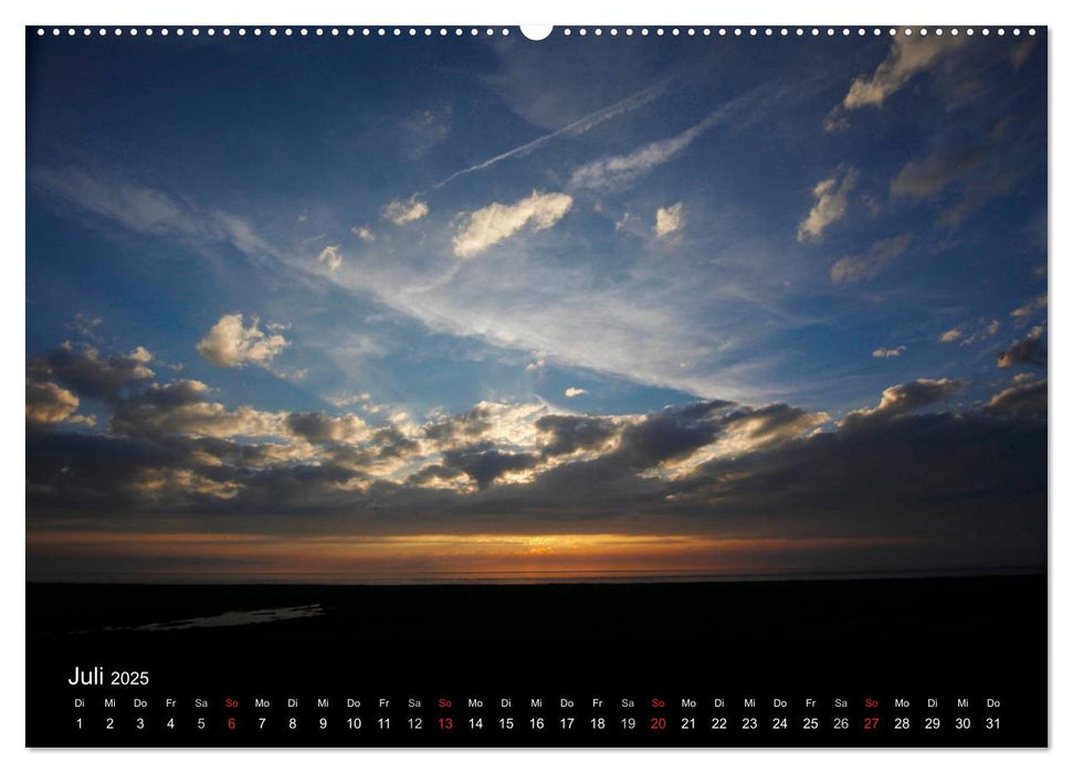 NORDSEE IMPRESSIONEN (CALVENDO Premium Wandkalender 2025)