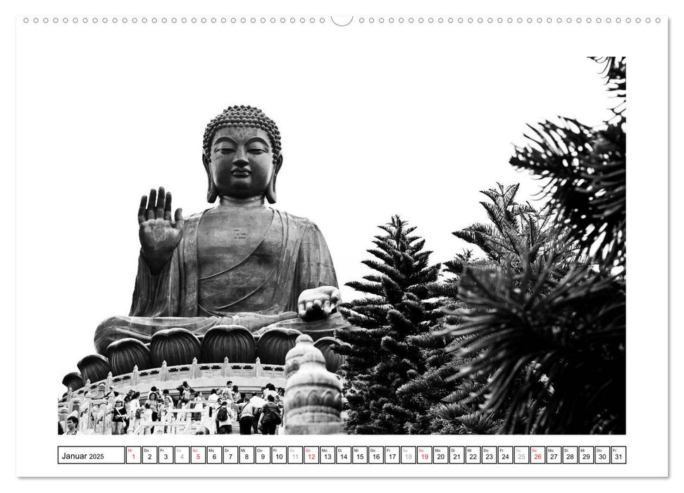 Hongkong - Tian Tan Buddha (CALVENDO Wandkalender 2025)